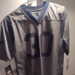 NWT Nike On Field TODD GURLEY Gray LA RAMS Youth NFL Team Replica JERSEY Large